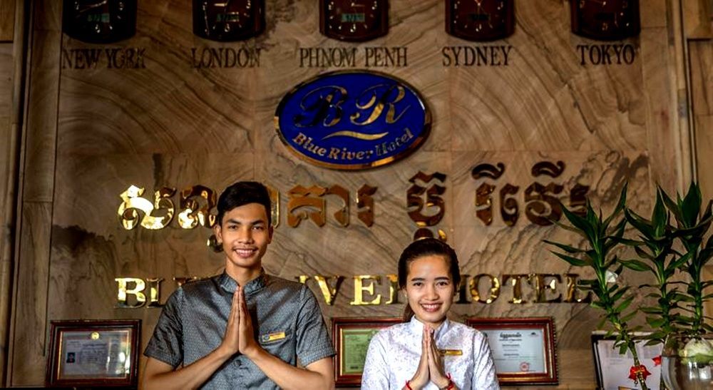 Blue River Hotel Phnom Pen Exterior foto